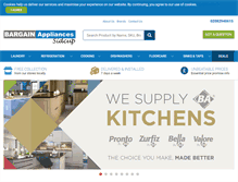 Tablet Screenshot of bargainappliancessidcup.co.uk